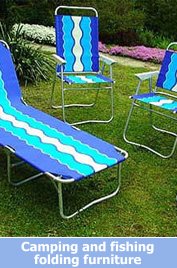 Camping and fishing folding furniture